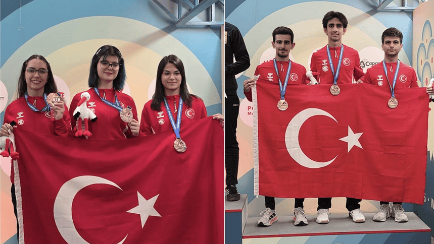 U23 Avrupa Şampiyonası’nda Havalı Tüfek Kadın ve Erkek Takımlarından Bronz Madalya