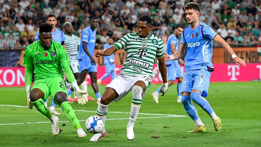 UEFA Avrupa Ligi: Ferencvaros: 4 - Trabzonspor: 0 (Maç sonucu)