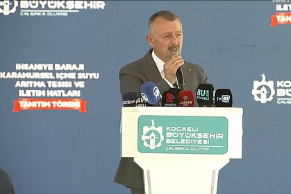 İhsaniye Barajı, Karamürsel İçme Suyu Arıtma Tesisi ve İletim Hatları Tanıtım Töreni