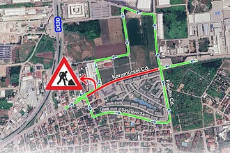 Başiskele Karamürsel Caddesi'nde Altyapı Çalışması: 28 Ağustos-13 Eylül Arası 4 Hat Etkileniyor