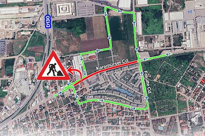 Başiskele Karamürsel Caddesi'nde Altyapı Çalışması: 28 Ağustos-13 Eylül Arası 4 Hat Etkileniyor