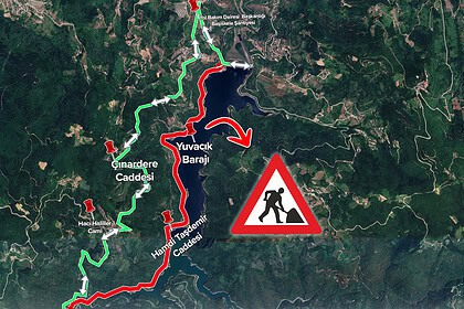 Başiskele'de Yuvacık Barajı Çevresinde Yol Çalışması: Hamdi Taşdemir Caddesi 11-19 Ağustos Etkileniyor!