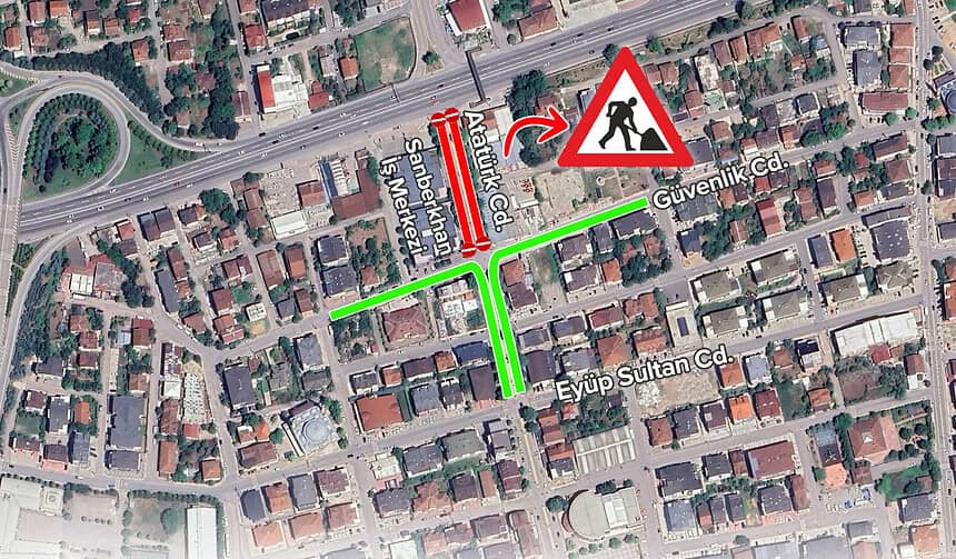 Başiskele Atatürk Caddesi'nde 2 Haftalık Altyapı ve Üstyapı Çalışması: 4-18 Ağustos Arası Kapalı!