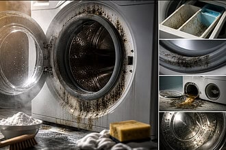 Çamaşır Makinesinde Kötü Koku Neden Olur? Küf Kokan Çamaşır Makinesi Nasıl Temizlenir?