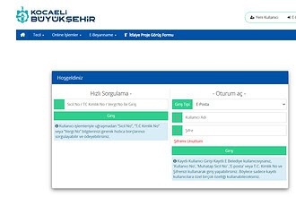 Kocaeli Belediyesi Emlak Vergisi Sorgulama ve Ödeme 2026