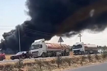 Erbil'de Akaryakıt Depoları Alev Aldı: Duman Kenti Kapladı