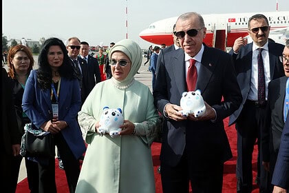 Erdoğan ŞİÖ Zirvesi İçin Kırgızistan'a Geldi