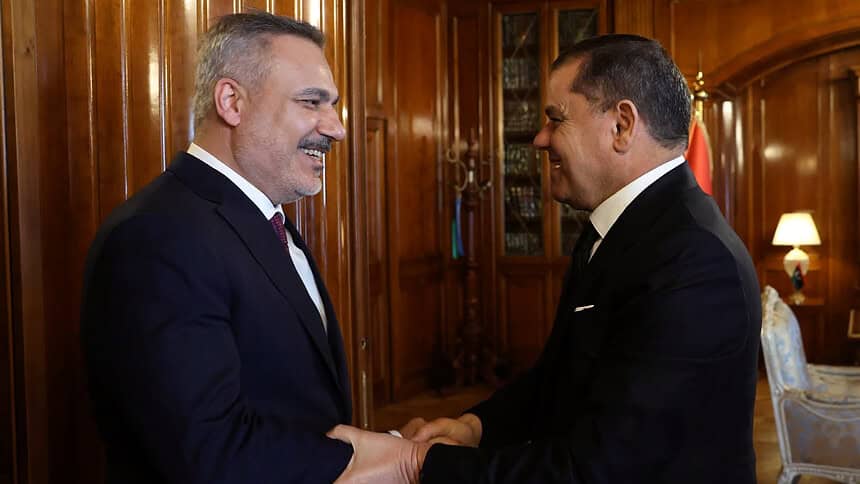 Fidan Trablus'ta Dibeybe ile Görüştü: Libya'da 2 Günlük Temas