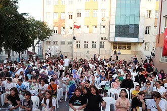 Gebze'de Açık Hava Sineması Köşklüçeşme'de Çocukları Buluşturdu