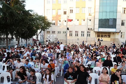 Gebze'de Açık Hava Sineması Köşklüçeşme'de Çocukları Buluşturdu