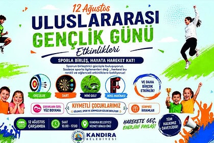Kandıra Belediye Başkanı Erol Ölmez’den Çağrı: 12 Ağustos Gençlik Günü’nde Buluşalım!