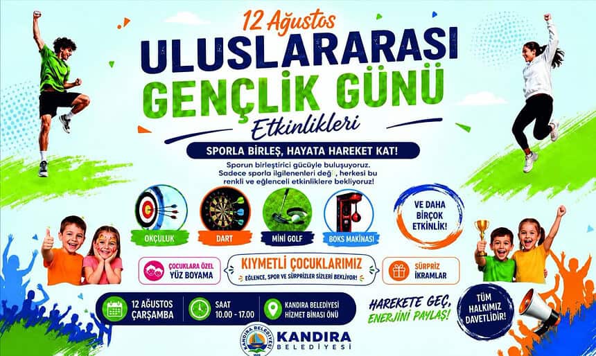 Kandıra Belediye Başkanı Erol Ölmez’den Çağrı: 12 Ağustos Gençlik Günü’nde Buluşalım!