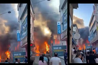 Gebze Hacı Halil Mahallesi’nde Korku Dolu Anlar: Tarihi Çarşı Hamamı Alev Alev Yandı!