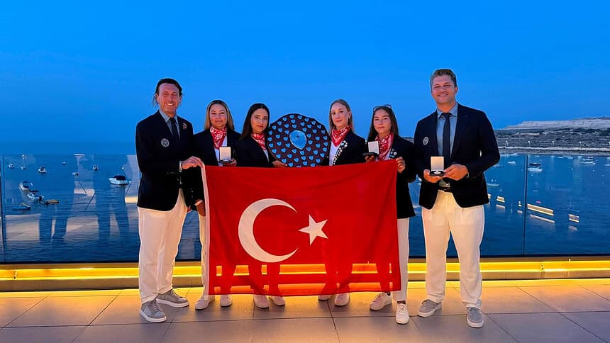Kadın Milli Golf Takımı Malta'da Avrupa Şampiyonu Oldu