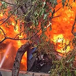 Karamürsel'de İtfaiye Alevler Arasında Mahsur Kalan Engelli Kadını Kurtardı