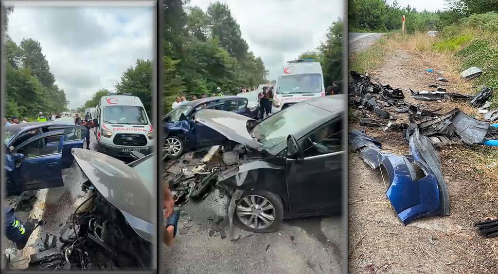 Kandıra Cebeci-Kefken Yolunda Trafik Kazası: 2 Araç Çarpıştı, 6 Yaralı!