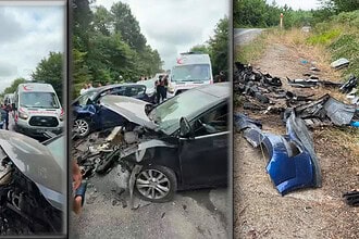Kandıra Cebeci-Kefken Yolunda Trafik Kazası: 2 Araç Çarpıştı, 6 Yaralı!
