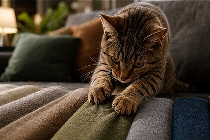 Kedi Tırnağı Geçmeyen Koltuk Kumaşı Nedir? Kediler Hangi Kumaşı Tırmalamaz?
