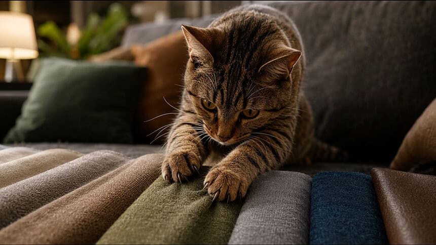 Kedi Tırnağı Geçmeyen Koltuk Kumaşı Nedir? Kediler Hangi Kumaşı Tırmalamaz?