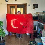 Kıbrıs'ta 36 Yıl Emanet Duran Şehit Bayrağı Konservasyona Gönderildi