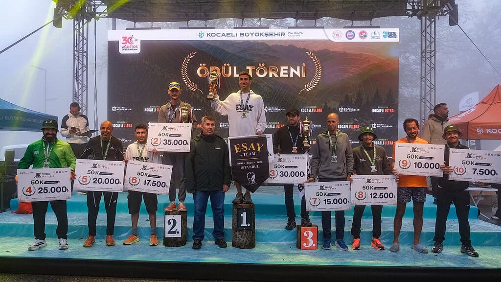 Kocaeli Ultra Trail'de Birinci 41 Bin Lira Kazandı: 905 Sporcu Yarıştı
