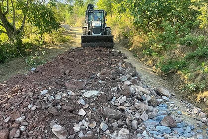 Körfez Belediyesi Fen İşleri Ekipleri Karayakuplu Mahallesi'nde Yol Çalışması Gerçekleştirdi