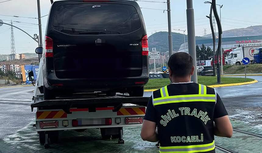 Kocaeli'de Korsan Taşımacılık Yapan Araca 100 Bin TL Ceza!