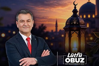İzmit Belediyesi Başkan Vekili Lütfü Obuz'un Mevlid Kandili Mesajı!