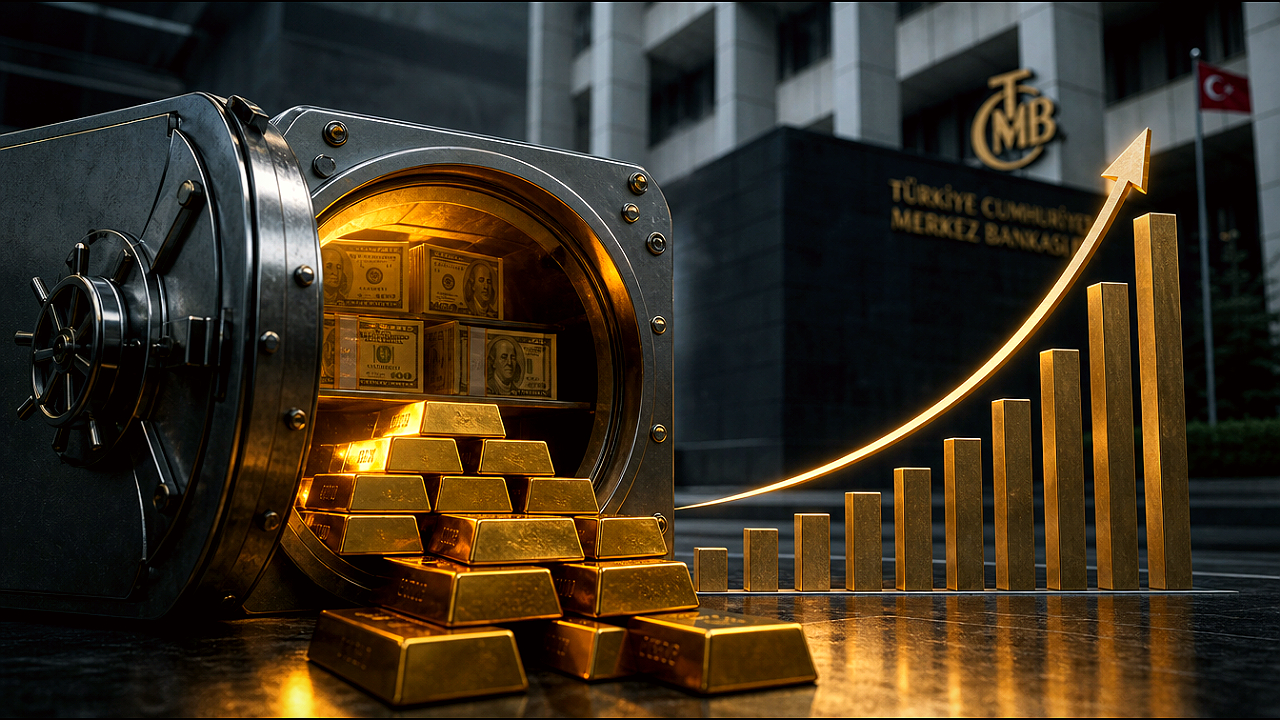 Merkez Bankası Rezervleri 164 Milyar Dolarla Rekora Yükseldi