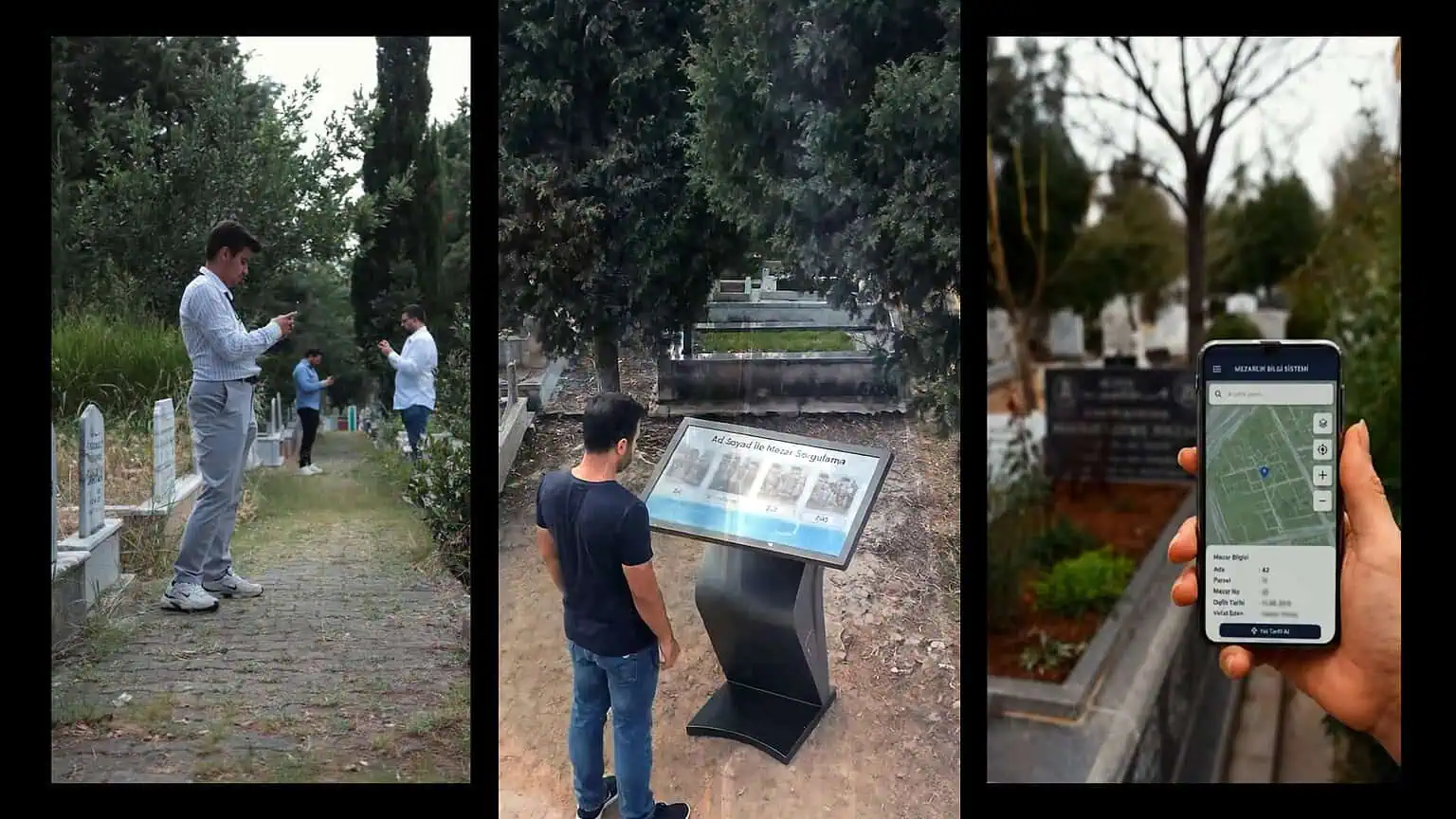 Gebze Belediyesi Mezarlıklarda Dijital Dönüşüm Başlattı: Mobil Ve Kiosk İle Mezar Yeri Bulma!