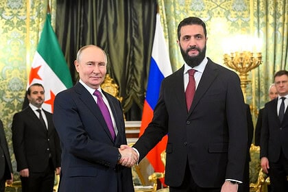 Putin, Şara'ya Suriye'nin Toprak Bütünlüğü İçin Destek Sözü Verdi