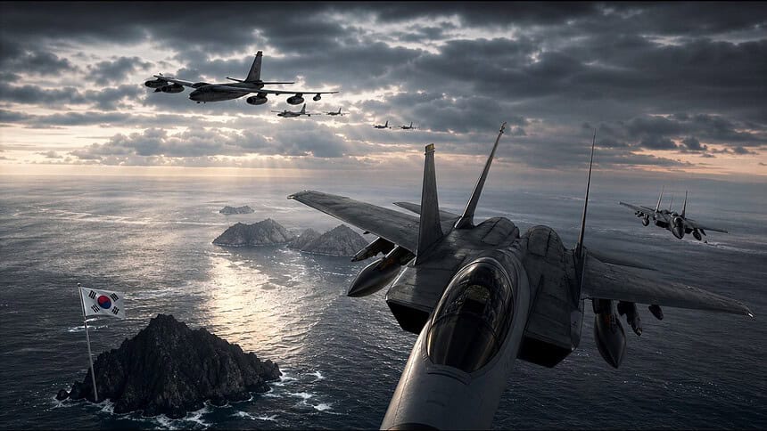 Rus Savaş Uçakları Güney Kore Hava Savunma Bölgesine Girdi: Savaş Jetleri Havalandı