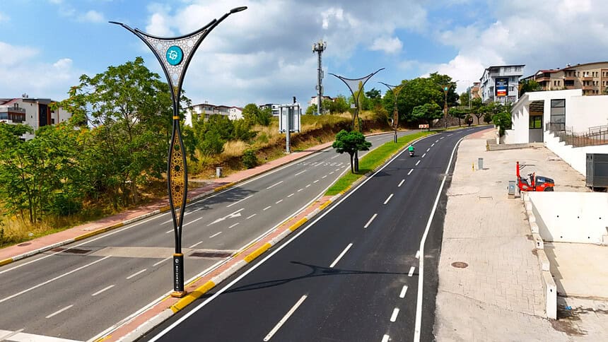 Santral Rampası Trafiğe Açıldı: 9 Bin 350 Ton Asfaltla Yenilendi