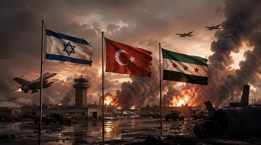 İsrail Suriye'deki Ebu Zuhur Havaalanı Saldırısını Üstlendi! Gerekçe: Türk Askerinin Konuşlandırılması!