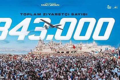 Gölcük Tersanemizde Düzenlenen TEKNOFEST Mavi Vatan’a 343 Bin Ziyaretçi Katıldı!