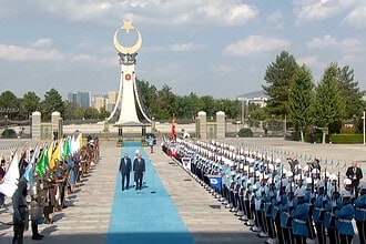 Cumhurbaşkanı Erdoğan Avusturya Şansölyesi Stocker’i Külliye'de Resmi Törenle Karşıladı