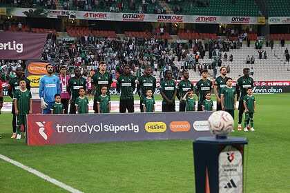 Trendyol Süper Lig İlk Yarı Sonucu: Konyaspor: 1 - Kocaelispor: 0