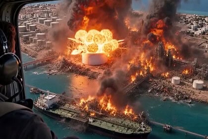 Trump, Hark Adası'nın Vurulduğu Yapay Zeka Videolarını Paylaştı