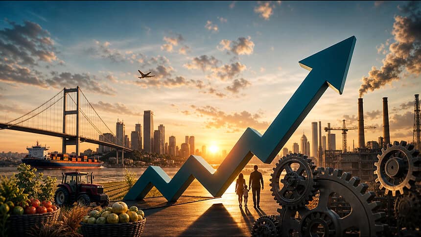 TÜİK Büyüme Verisini Açıkladı: Ekonomi İkinci Çeyrekte Yüzde 2,3 Büyüdü