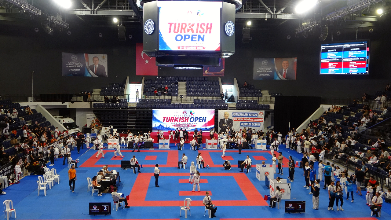 Uluslararası Turkish Open Karate Turnuvası Başladı: 3 Gün Sürecek
