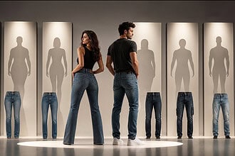 Vücut Tipine Göre Kot Pantolon Seçimi Kadın ve Erkek