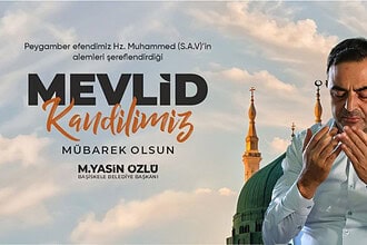 Başiskele Belediye Başkanı Yasin Özlü’den Mevlid Kandili Mesajı!