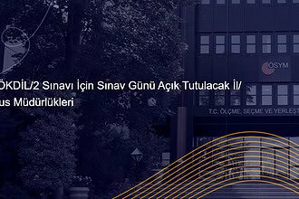 YÖKDİL Adayları Dikkat! 9 Ağustos Pazar Günü İzmit İlçe Nüfus Müdürlüğü Açık Olacak!