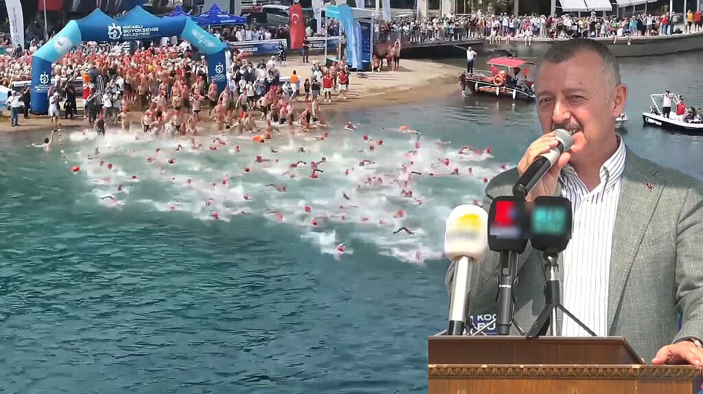 Körfezin İki Yakası Bir Araya Geliyor Yüzme Yarışları Kocaeli’de Renkli Anlara Sahne Oldu!