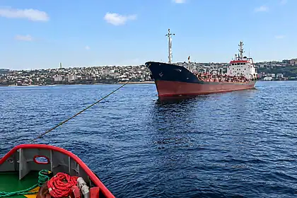 240 Ton Fuel Oil Yüklü Tanker Kocaeli Bayramoğlu Açıklarında Arızalandı