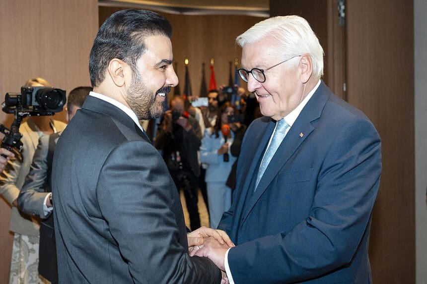 Almanya Cumhurbaşkanı Steinmeier, Irak Başbakanı Zeydi’yi Kabul Etti