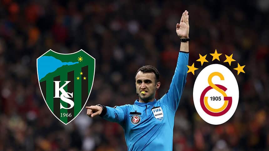 RAMS Park'taki Zirve Mücadelesine Üst Klasman Hakem! Galatasaray Kocaelispor Maçını Kim Yönetecek?