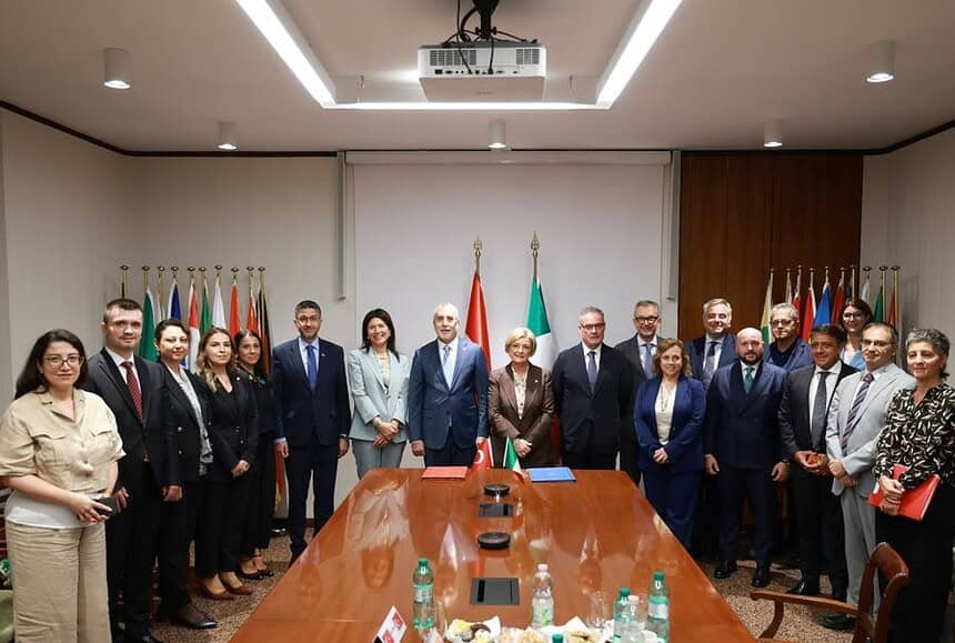 Çalışma ve Sosyal Güvenlik Bakanlığı ile İtalya Çalışma ve Sosyal Politikalar Bakanlığı Arasında 'İşbirliği Mutabakat Zaptı' İmzalandı