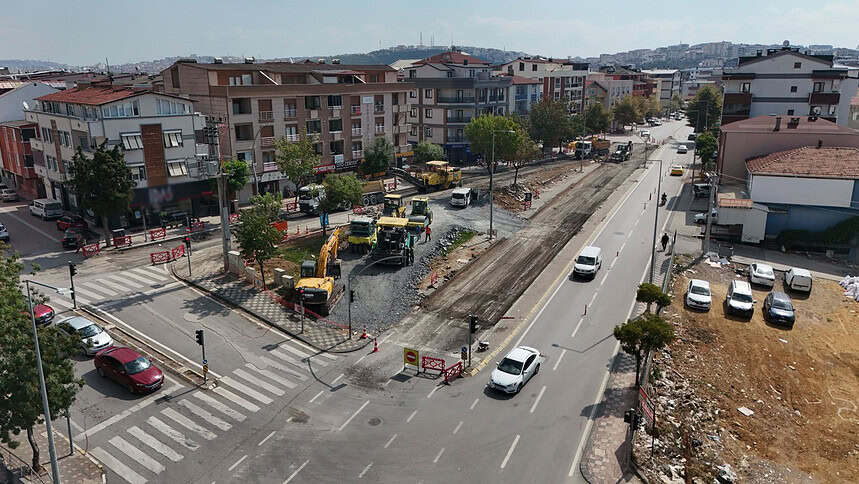 Darıca'da Trafik Yoğunluğuna Neşter: Aşıroğlu Caddesinde Çalışma Başladı!