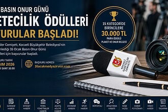 16 Ocak Basın Onur Günü Gazetecilik Ödülleri Başvuruları Başladı: Birinciye 30 Bin TL Ödül!